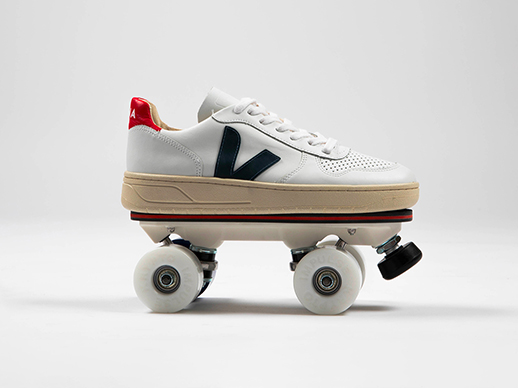 Λευκά γυναικεία δερμάτινα sneakers