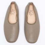 LUCY Leather Perforated Ballerinas