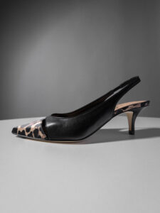 Δερμάτινες Slingback Γόβες