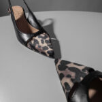 Leather Slingback Pumps