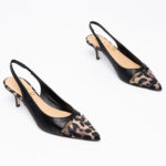 Leather Slingback Pumps