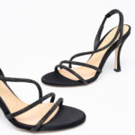 Strass Heeled Sandals