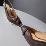 Raffia Peep-toe Γόβες