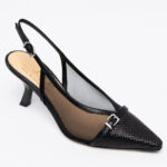 Slingback Γόβες με διαφάνεια