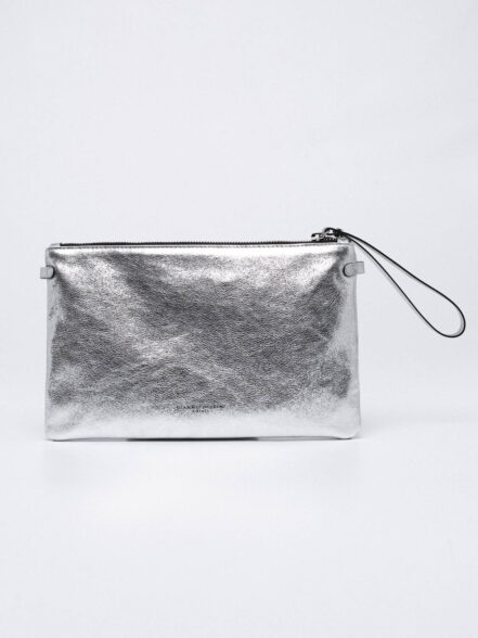 HERMY Δερμάτινο Clutch