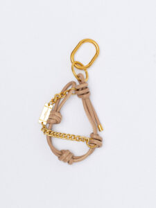 Leather keyring