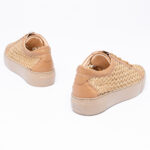 METRA Mesh-Raffia Sneakers