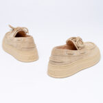 Leather boat shoes