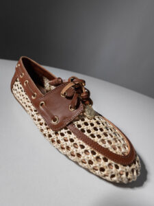 PLIARIA Raffia Boat Loafers