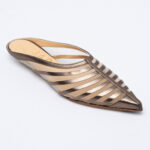 Metallic Δερμάτινα Mules