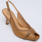 Raffia Peep-toe Γόβες