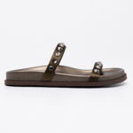 DOYEL satin Swarovski slides