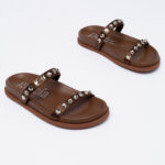 DOYEL Crystal Studded Slides
