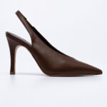 Δερμάτινες Slingback Γόβες