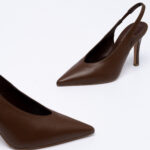 Δερμάτινες Slingback Γόβες