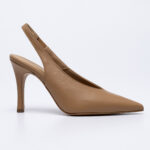 Δερμάτινες Slingback Γόβες