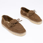Suede leather Espadrille Loafers