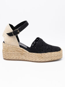 Fabric Wedge Espadrilles