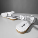 Woven leather Singback Flats
