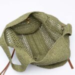 Raffia tote τσάντα