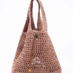 Raffia tote bag
