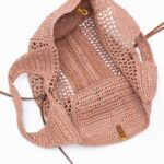 Raffia tote bag