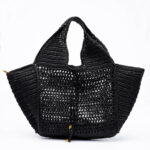 Raffia tote τσάντα