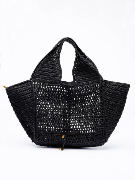 Raffia tote bag