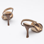 Strass heeled sandals