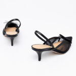 Mesh Slingback Pumps