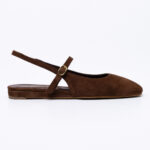 Suede-leather Slingbacks