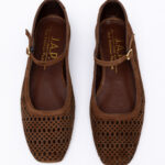 Suede-leather Flats