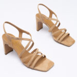 Suede-leather sandals
