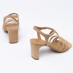 Suede-leather sandals