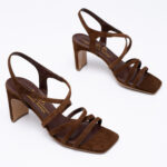 Suede-leather Sandals