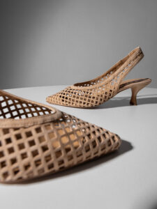 Καστόρινες slingback γόβες