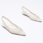 Δερμάτινα perforated slingbacks