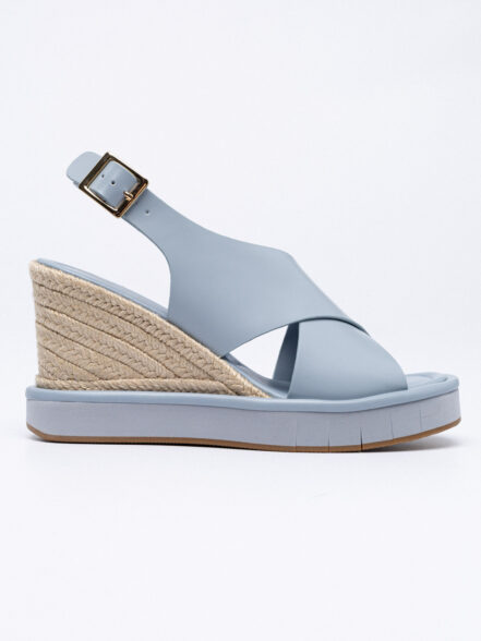 Δερμάτινες espadrille πλατφόρμες