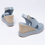 Δερμάτινες espadrille πλατφόρμες