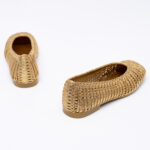 Woven leather Ballerinas
