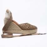 Lace-up wedge εσπαντρίγιες