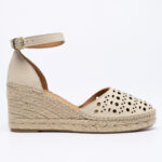 Δερμάτινες espadrille πλατφόρμες