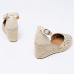 Leather Wedge Espadrilles