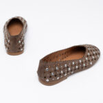 Suede leather ballerinas