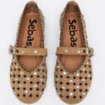 Suede leather ballerinas