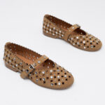 Suede leather ballerinas