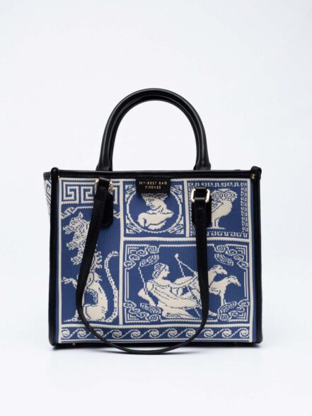 Athena agora fabric tote bag
