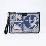 ΑΤΗΕΝΑ υφασμάτινο clutch
