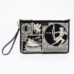 ΑΤΗΕΝΑ υφασμάτινο clutch