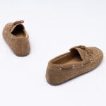 Suede boat loafers